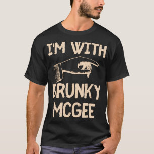 I_m met Drunky Mcgee Funny Couples St Patricks Da T-shirt