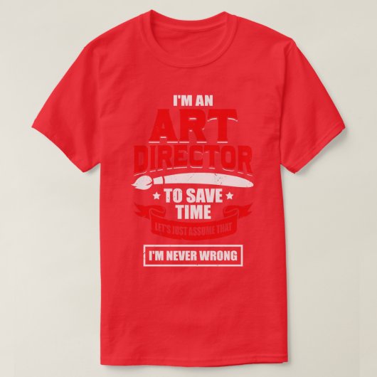 I m n art director t-shirt (Design voorkant)