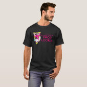 I m Nicer Than My Face Looks   Owl T-shirt (Voorkant volledig)