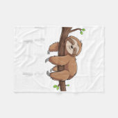 I m niet lui i m energie-efficiënte sleuf fleece deken (Voorkant (Horizontaal))