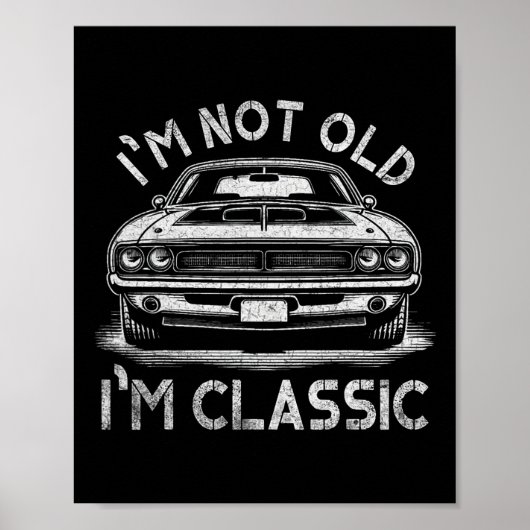 I&#; m Niet oud I&#; m Clic Grappig Mannen Kerst G Poster (Voorkant)
