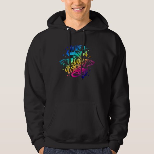 I m not a bookworm I m a book Dragon Reading Book Hoodie (Voorkant)