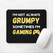 I’m Not Always Grumpy, Sometimes I’m Gaming Muismat (Met muis)