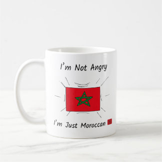 I’m Not Angry I’m Just Moroccan Mug Koffiemok