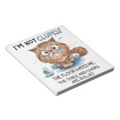 I’m Not Clumsy  Notitieblok (Schuin)
