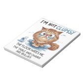 I’m Not Clumsy  Notitieblok (Linkerzijde)