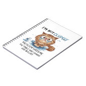 I’m Not Clumsy the Flor Hates Me  Notitieboek (Linkerzijde)