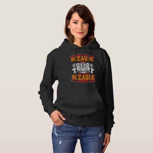 I m Not Crazy Because I m A Firefighter Firefighte Hoodie (Voorkant volledig)