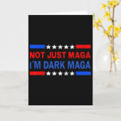 I’m Not Just Mega I'm Dark Mega Trump 2024 Electio Kaart (Gele Bloem)