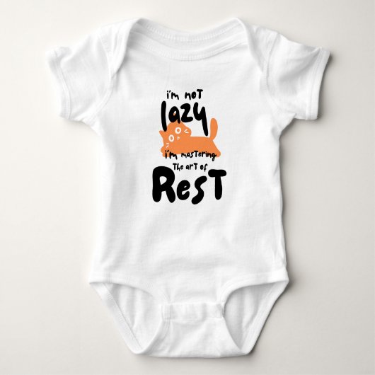I’m not lazy, I’m mastering the art of rest Romper (Voorkant)
