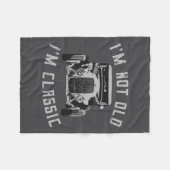 I M Not Old I M Clic Funny Car Graphic 1932 Hot  Fleece Deken (Voorkant (Horizontaal))