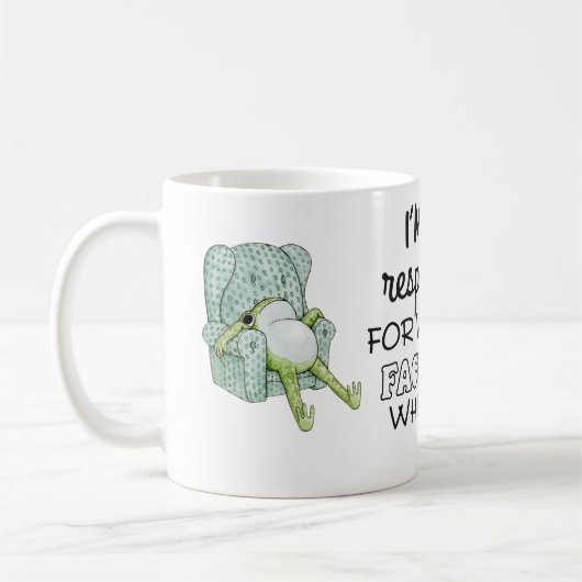 I’m Not Responsible For What My Face Does Mug  Koffiemok (Links)