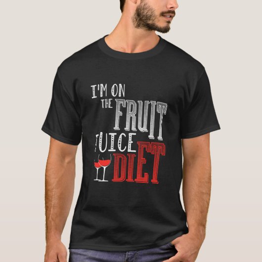 I M op het vruchtensap T-shirt (Voorkant)