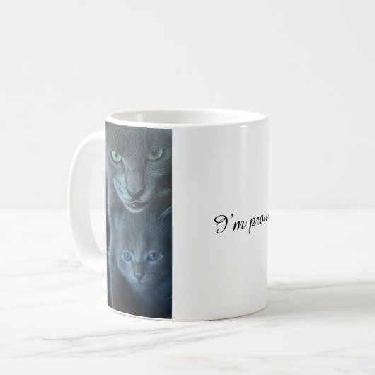 I’m Proud Of You, Baby! Cat Coffee Mug Koffiemok (Voorkant links)