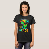 I m Ready To Crush 3rd Grade Dinosaur Boys Back To T-shirt (Voorkant volledig)