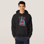 I m Ready To Crush 5th Grade Dabbing Unicorn Back  Hoodie (Voorkant volledig)