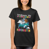 I m Ready To Crush Kindergarten Rabbit Flying Plan T-shirt (Voorkant)