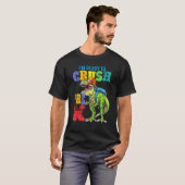 I m Ready To Crush Pre K Dinosaurs Welcome Back To T-shirt (Voorkant volledig)