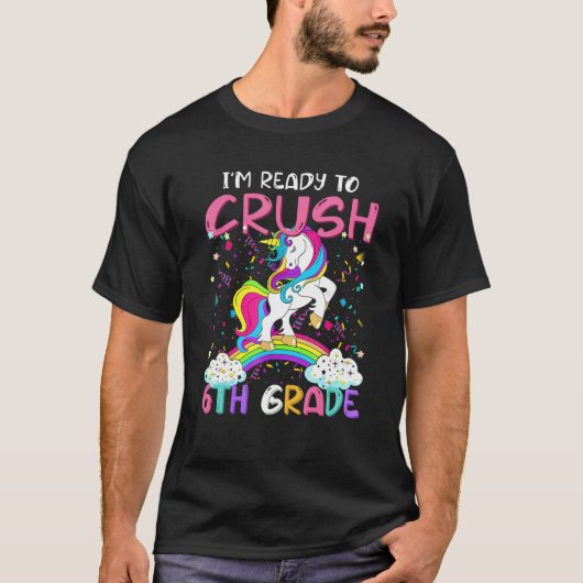 I m Ready To Crush Second Grade Back To School Sec T-shirt (Voorkant)