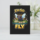 I’m So Fly Bedankkaart (Staand voorkant)