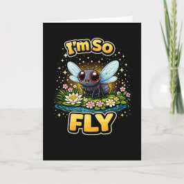 I’m So Fly Feestdagen Kaart