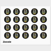 I’m So Fly Ronde Sticker (Vel)