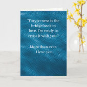 I’m Sorry Relationship Card | Elegant Apology Kaart (Gele Bloem)