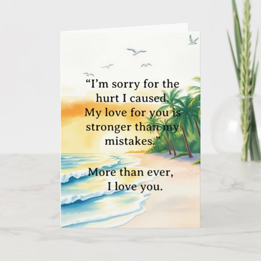 I’m Sorry Relationship Card Kaart (Voorkant)