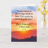 I’m Sorry Relationship Card Kaart (Gele Bloem)