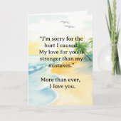 I’m Sorry Relationship Card Kaart (Voorkant)