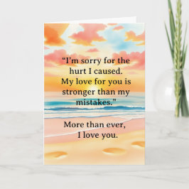 I’m Sorry Relationship Card Kaart