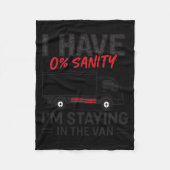 I’m Staying In The Van Funny Phasmophobia Gamer Me Fleece Deken (Voorkant)