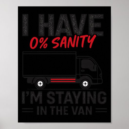 I’m Staying In The Van Funny Phasmophobia Gamer Me Poster (Voorkant)