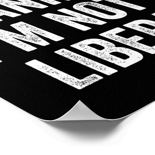 I’m Thankful I’m Not A Liberal Funny Thanksgiving Poster (Hoek)