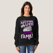 I m The Asexual Sheep Of My Family  Ace Pride Aest Trui (Voorkant volledig)