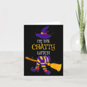 I’m The Chatty Witch Family Matching Costume Hallo Kaart (Voorkant)