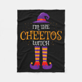 I’m The Cheetos Witch Halloween Family Matching Co Fleece Deken (Voorkant)