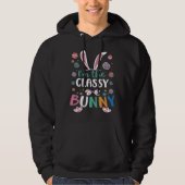 I m The Classy Bunny Festival Easter Egg Rabbit Ea Hoodie (Voorkant)