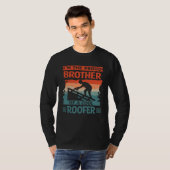I m The Proud Brother Of A Cool Roofer Roofing Roo T-shirt (Voorkant volledig)