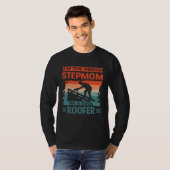 I m The Proud Stepmom Of A Cool Roofer Roofing Roo T-shirt (Voorkant volledig)