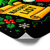 I’m The Reason Santa Has A Naughty List Christmas  Poster (Hoek)