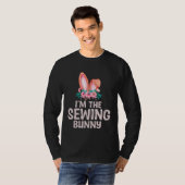 I m the Sewing Bunny Matching Family Easter Party T-shirt (Voorkant volledig)