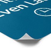 I’m Tired And It’s Not Even Late Funny Everyday Hu Poster (Hoek)