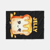 I’m With The Jelly Funny Matching Couple Cute Kawa Fleece Deken (Voorkant (Horizontaal))