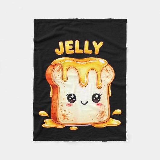 I’m With The Jelly Funny Matching Couple Cute Kawa Fleece Deken (Voorkant)