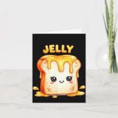 I’m With The Jelly Funny Matching Couple Cute Kawa Kaart (Voorkant)