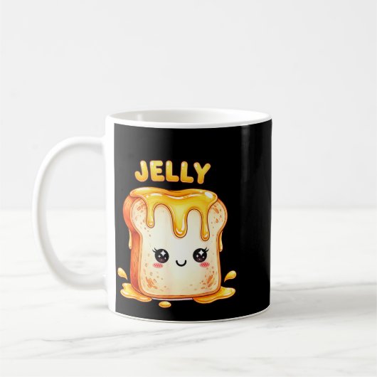 I’m With The Jelly Funny Matching Couple Cute Kawa Koffiemok (Links)