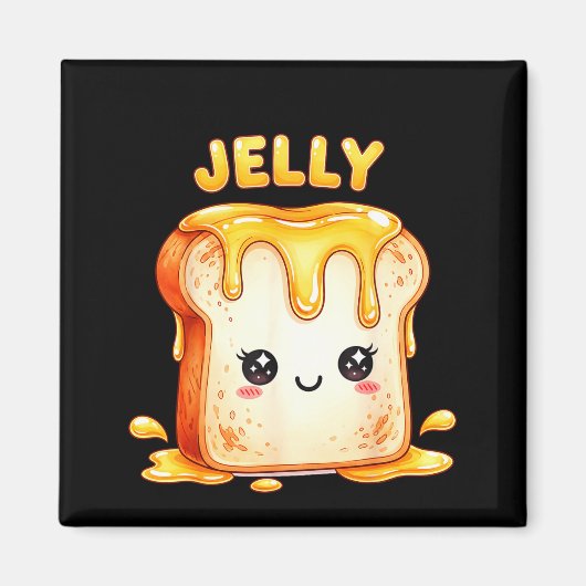 I’m With The Jelly Funny Matching Couple Cute Kawa Magneet (Voorkant)