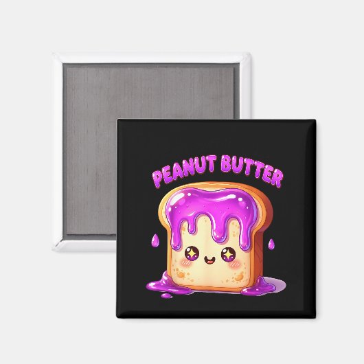 I’m With The Peanut Butter Funny Matching Couple C Magneet (Voorkant / Achterkant)