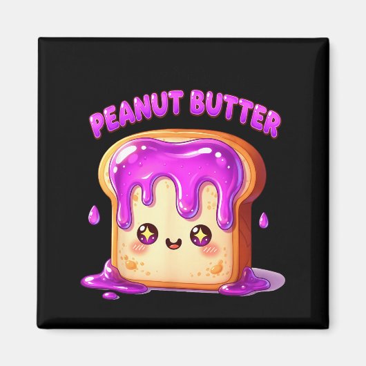 I’m With The Peanut Butter Funny Matching Couple C Magneet (Voorkant)
